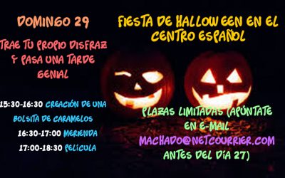 ¡Ven al Centro Español a celebrar Halloween!