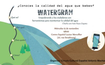 15 de noviembre, 19h00 | Proyecto Watergram