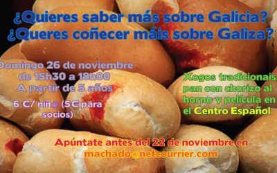 26 de noviembre, 15h30 | ¿Quieres conocer más sobre Galicia?