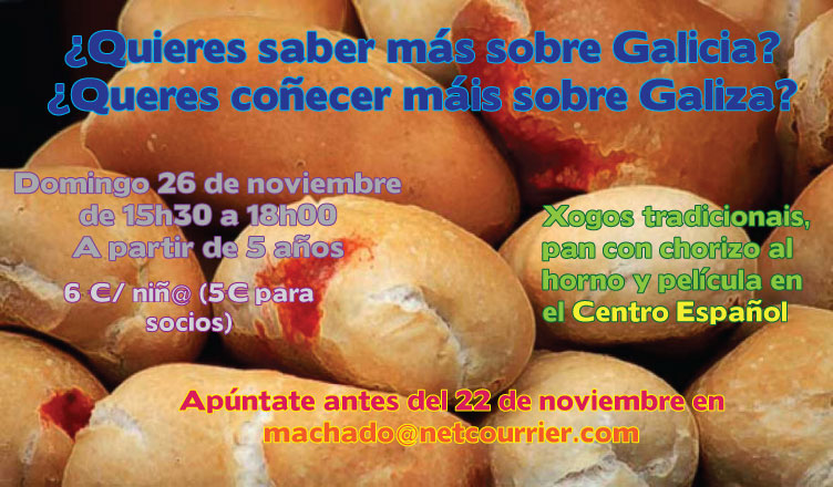 26 de noviembre, 15h30 | ¿Quieres conocer más sobre Galicia?