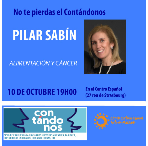 Contándonos| Pilar Sabín el 10 de octubre a las 19h00