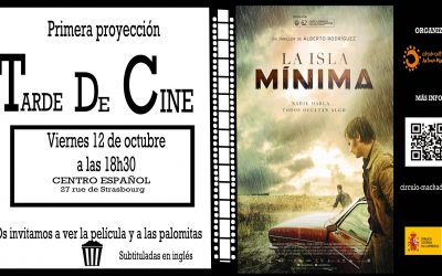 Tarde De Cine | 12 de octubre 18h30 La Isla Mínima