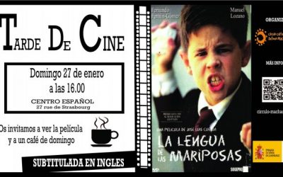 Tarde de Cine | «La lengua de las mariposas» 27 de enero a las 16.00