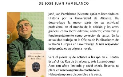 PRESENTACIÓN DEL LIBRO EL LEVE RESPLANDOR DE LA CENIZA