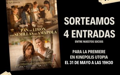 SORTEAMOS 4 ENTRADAS DE CINE ENTRE NUESTROS SOCIOS