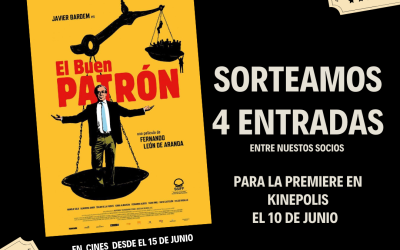 SORTEAMOS ENTRADAS DE CINE PARA ‘EL BUEN PATRÓN’