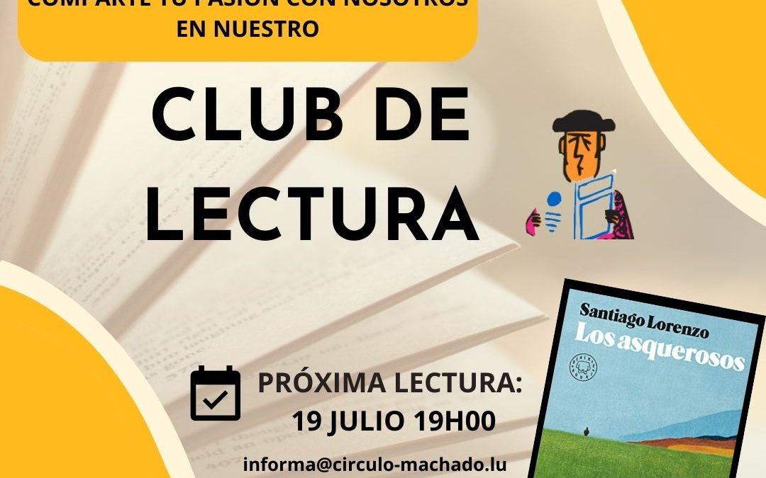 19 JULIO | CLUB DE LECTURA
