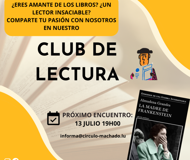 13 SEPTIEMBRE| CLUB DE LECTURA