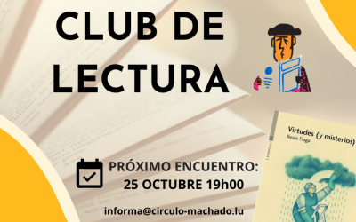 25 OCTUBRE| CLUB DE LECTURA