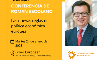 24 ENERO| CONFERENCIA DE ROMÁN ESCOLANO