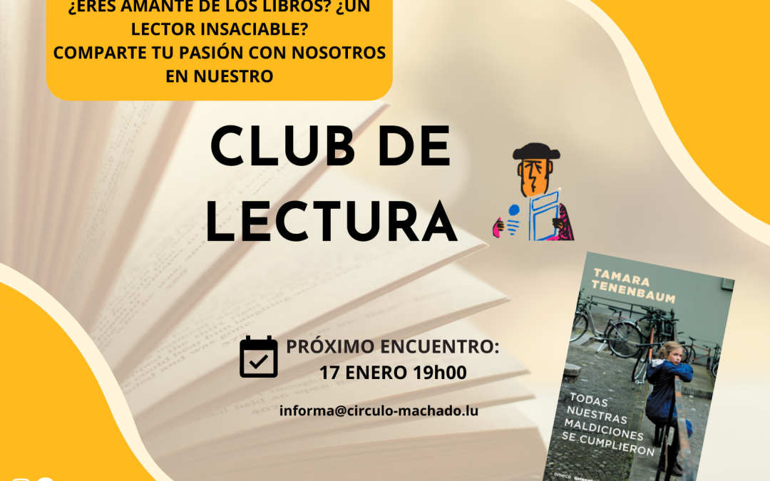 17 ENERO| CLUB DE LECTURA
