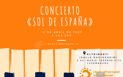 14 ABRIL| CONCIERTO «SOL DE ESPAÑA»