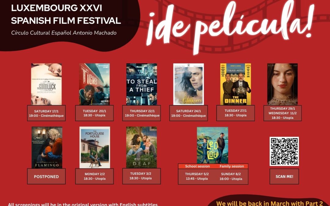 Part 1: 17 January – 11 February | Luxembourg XXVI Spanish Film Festival
