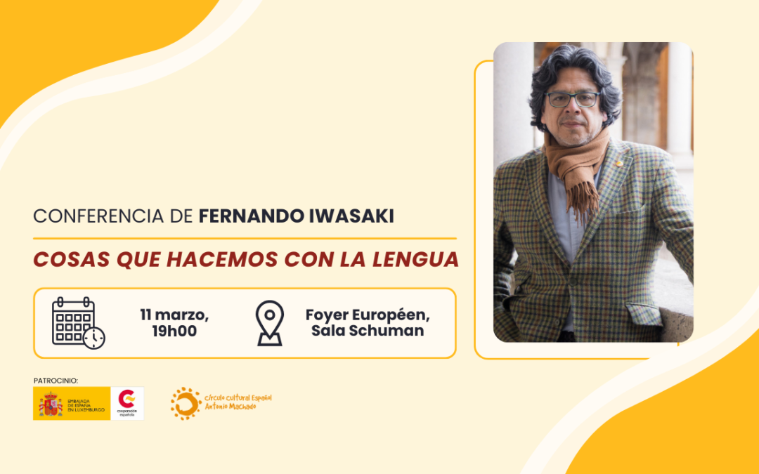 11 de marzo | «Cosas que hacemos con la lengua» de Fernando Iwasaki